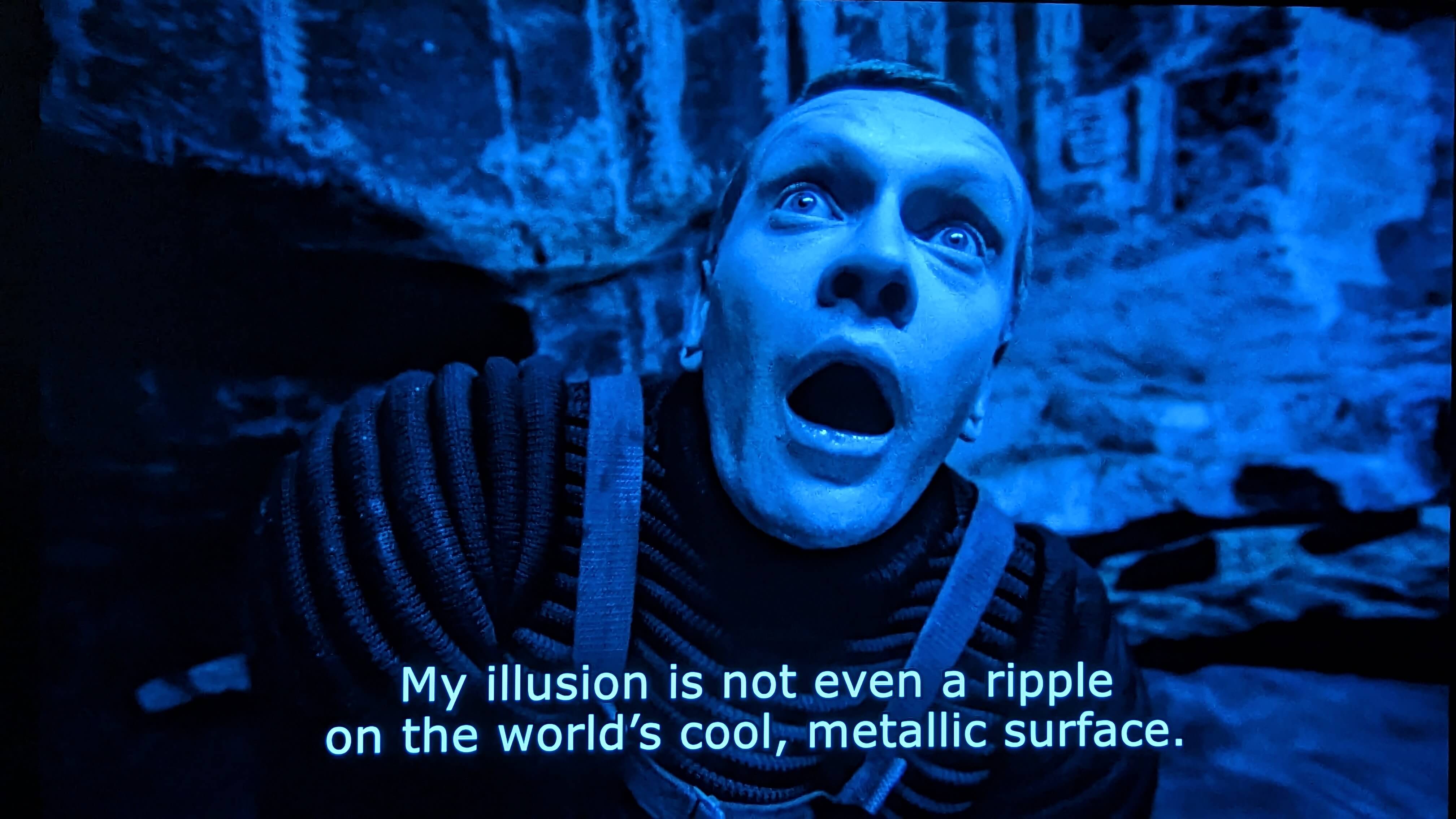 "Film still from 'On The Silver Globe'"